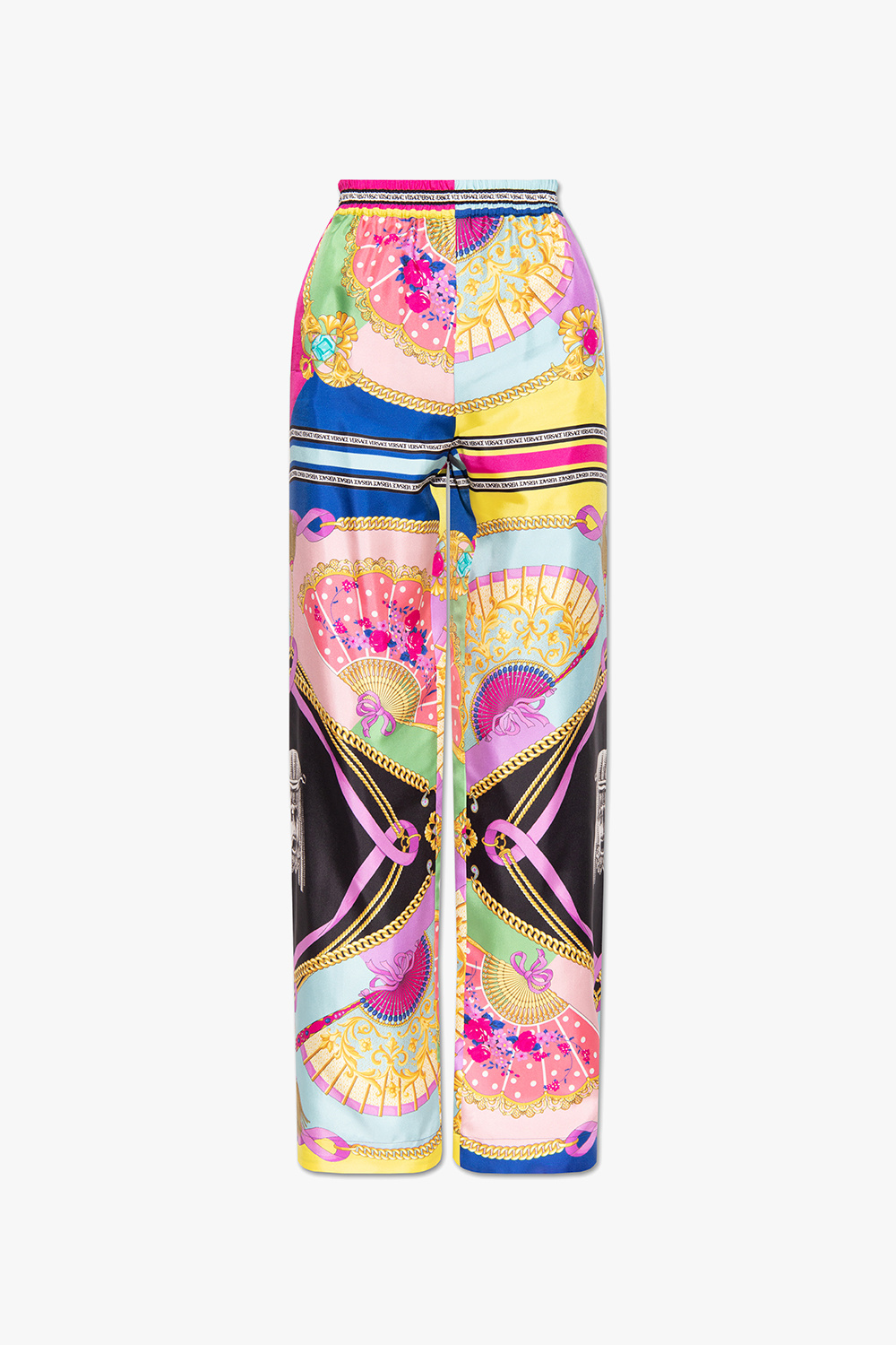 Versace Silk trousers | SchaferandweinerShops | Women's